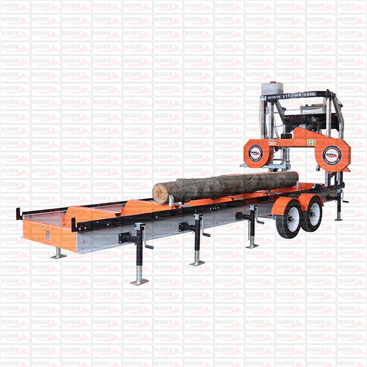HS36G 6 Metre Saw Fixed Version Gasoline Engine Horizontal Sawmill