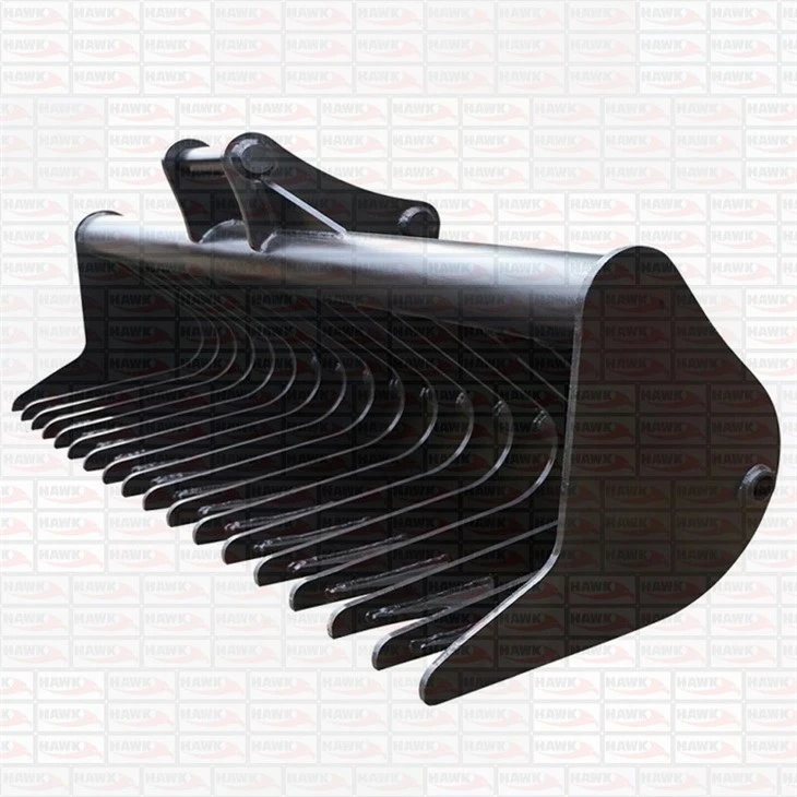 Excavator Stone Rake Bucket