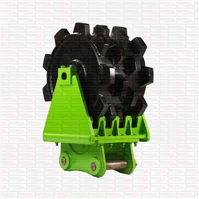 Roue de compactage pour excavatrice